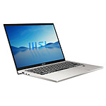 Finesse et éléganceDigne représentant de la série Prestige, le Prestige 14 Evo B13M-240FR hérite d''un châssis à la finition aluminium. Cette conception métallique lui permet de bénéficier de la certification MIL-STD-810G qui consiste en une batterie de tests éprouvant sa robustesse et sa durée de v...