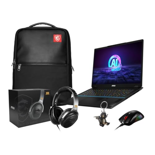 Processeur Intel Core Ultra 7 155H Pack MSI 20th Anniversaire casque souris sac a dos offert Châssis en alliage de magnésium et aluminium Écran 18 UHD (3840 x 2400), 16 10, Mini LED, taux de rafraîchissement 120 Hz, 100 DCI-P3 (typique), certification VESA DisplayHDR 1000, dalle de niveau IPS Un poids de 2,79 kg pour 19,9 mm d'épaisseur (estimation)