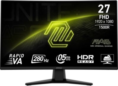 Ecran PC gamer Taille 27'' (69 cm) écran incurvé