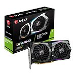 L''architecture Turing accessibleLa carte graphique MSI GTX 1660 Ti Gaming est propulsée par l''architecture Turing, dernière génération en date de Nvidia. Sous cette dénomination, la carte intègre 1536 coeurs CUDA, 6 Go de mémoire GDDR6 sur un bus de 192 bits. Grâce à ces caractéristiques, la GTX 1...