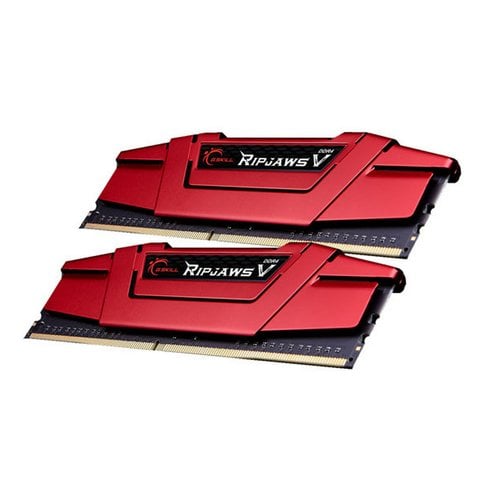 Mémoire PC G.Skill G.Skill RipJaws V, DDR4-2666, CL15 - 16 GB Dual-Kit, rot
