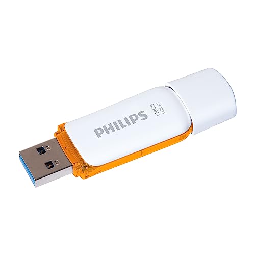 Avec une capacité de stockage de 128 Go, vous avez suffisamment de capacité pour stocker plus de 36.000 de vos photos préférées ou 22.000 fichiers musicaux MP3*. Idéal également pour stocker et partager des fichiers volumineux tels que des films 4K et Full HD. *) Basé sur des photos compressées jpg 10MP et des fichiers MP3 de 3 minutes (256kp s, taille 5,7 Mo). Transfert de données avec Super Speed USB 3.0 la clé USB Snow Philips est un support rapide et fiable qui vous permet de lire et d'écrire tous vos fichiers préférés, comme les photos et les fichiers musicaux, grâce à un taux de transfert de données très rapide. Un indicateur LED pratique vous indique si le lecteur est correctement connecté et s'il fonctionne correctement. Le voyant clignote lors de la copie. Une mémoire compacte au format de poche qui vous permet d'emporter partout votre musique, vos vidéos et vos photos préférées. Avec capuchon pour protéger le port USB. Pendant l'utilisation, le capuchon peut être simplement placé à l'arrière du lecteur flash. Y compris un œillet pratique pour l'attacher à un porte-clés. Livraison Philips Snow Super Speed clé USB 3.0 Flash Drive 128 Go, rétrocompatible avec USB 2.0, vitesse de transfert jusqu'à 100 Mo s, USB 3.0 également connu sous USB 3.1 Gen 1 USB 3.2 Gen 1x1