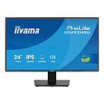 Le ProLite XB2492HSU-B1 d''iiyama est un moniteur Full HD de 23,8 pensé pour les professionnels exigeants et les utilisateurs attentifs à leur confort visuel et à l''environnement. Sa dalle IPS 120 Hz offre des images d''une précision remarquable, enrichie par un design à bords ultra-fins et u...