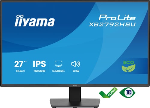 Ecran PC Iiyama X2792HSU-B1 27 FHD 120Hz IPS classe énergétique B