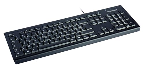 CLAVIER AZERTY conçu pour réduire notre impact sur l'environnement, le plastique de ce clavier ergonomique contient 60 de matière recyclée post-consommation (PCR)* PRODUCTIVITÉ clavier filaire avec disposition ISO et touches tactiles réactives, avec 6 rangées de touches et pavé numérique, connexion USB-A filaire pratique et fiable PRATIQUE clavier complet offrant une connexion plug-and-play fiable, avec touches tactiles réactives pour une meilleure précision et vitesse de frappe et moins de fatigue ANTI-ÉCLABOUSSURES ce clavier est doté d'une membrane imperméable qui protège les composants électroniques d'éventuels liquides renversés - norme MIL-STD-810H Méthode 504.3 CONTIENT 1 x clavier filaire Kensington KB100 EQ avec disposition ISO (connexion USB-A), compatible avec Windows macOS, garantie 3 ans, coloris Noir (K63727FR)