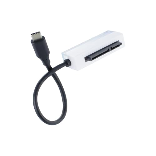 Convertisseur USB C vers SATA III - Connecte un disque dur ou SSD SATA I II III à votre Mac ou PC via un connecteur USB Type-C (compatible Thunderbolt 3). Super vitesse - Transfert à 5 Gb s Grâce à l'interface USB 3.2 Gen 1, l'adaptateur USB-C vers SATA offre des vitesses de transfert allant jusqu'à 5 Gb s, idéal pour transférer rapidement des vidéos 4K HD et des images haute résolution. Plug and Play Aucun pilote ou logiciel nécessaire. Compatible avec Windows, Mac, Linux, Chrome OS et consoles de jeux. Alimenté via le port USB, aucun câble supplémentaire n'est requis. Compatibilité Le câble USB-C vers SATA est adapté à la plupart des disques durs et SSD SATA I II III de 2,5 pouces. Qualité de confiance Composants haut de gamme pour une qualité fiable. Plus de 2 millions de lecteurs de cartes et d'adaptateurs vendus.