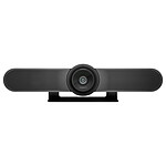 La barre de visioconférence Logitech MeetUp est une solution de visioconférence tout-en-un, conçue pour les petites salles de réunion. Elle combine une caméra Ultra HD 4K avec un champ de vision de 120°, un système audio intégré avec trois microphones beamforming et un haut-parleur optimisé, le ...