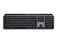 Logitech MX Keys pour Mac Clavier retroeclaire Bluetooth, 2.4 GHz AZERTY Francais gris