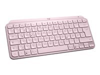 Logitech MX Keys Mini Clavier retroeclaire Bluetooth AZERTY Francais rose