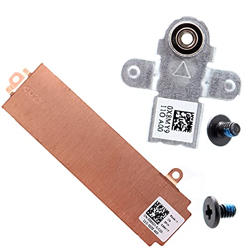 Compatible avec les ordinateurs portables de jeu Dell G15 5510, G15 5511, G15 5515, G15 5520, G15 5521, G15 5525. Prend en charge uniquement les disques SSD 2280. Attention tous les couvercles de dissipateur thermique de l'usine OEM si vous achetez par Deal4GO, pas une coque de copie, l'efficacité de refroidissement est meilleure que la plaque de copie Vous aide à ajouter un SSD NVMe 2280 à vos ordinateurs portables avec l'emplacement 2 ou l'emplacement 1. Numéro de pièce du dissipateur thermique 26 x 1 Y, 026 x 1 Y, CN-CN026X1Y, ET36L000210. Numéros de pièces du support X8MY9, 0X8MY9, CN-0X8MY9. Chaque lot est livré avec 1 dissipateur thermique SSD M.2 2280, 1 support M.2, 3 vis.
