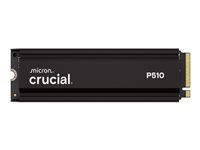 Crucial P510 - SSD - 2 To - interne - M.2 2280 - PCI Express 5.0 x4 (NVMe) - dissipateur de chaleur integre