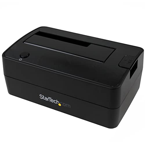 STATION D'ACCUEIL POUR DISQUE DUR Ce dock permet d'accéder à un disque SATA 2.5 3.5 pour la sauvegarde création d'images transfert de données via USB 3.2 Gen 2 (10 Gbps), la conception sans outil permet le remplacement à chaud des disques inactifs COMPATIBILITÉ DU DISQUE Supporte un disque dur SSD SATA 2,5 3,5 de n'importe quelle capacité - Compatible 4Kn - Indépendant du système d'exploitation - Adaptateurs IDE (SAT2IDEADP), mSATA (SAT2MSAT25) et M.2 SATA (SAT32M225) vendus séparément PERFORMANCE Obtenez des performances maximales de votre disque SATA III via une connexion hôte USB 3.2 de 10 Gbps - Contrôleur SATA intégré, micrologiciel évolutif - Rétrocompatible avec les versions SATA et USB précédentes, aucun logiciel pilote requis CARACTÉRISTIQUES Dock pour disque dur à 1 baie - SATA I II III avec TRIM - Connexion hôte USB 3.2 Gen 2 - Conception sans outillage - Baie à chargement par le haut, bouton d'éjection - DEL d'alimentation - Câble USB-A de 1m et alimentation universel LE CHOIX DES PROFESSIONNELS DE L'IT Conçu et fabriqué pour les professionnels de l'informatique, ce socle pour disque dur à une baie est soutenu pendant 2 ans et bénéficie d'une assistance technique multilingue gratuite à vie, 24 5