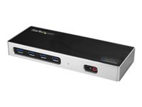 StarTech.com - Station d'accueil USB-C double affichage 4K 60Hz pour PC portable - 2x HDMI, 2x DP, ou 1x HDMI et 1x DP a 60Hz - USB 3.0