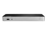StarTech.com Dock USB-C pour PC portable - 2x 4K, PD 60W et lecteur SD - Station d'accueil - USB-C - HDMI, DP - 1GbE - 60 Watt