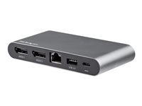 StarTech.com - Station d'accueil USB Type-C a deux ecrans DisplayPort 4K pour ordinateur portable - PD 3.0 100 W