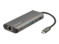StarTech.com - Adaptateur multiport USB-C avec HDMI 4K - Mac et Windows - Lecteur de carte SD - PD 3.0