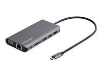 StarTech.com - DKT30CHVAUSP Adaptateur multiport - USB Type-C vers HDMI VGA - Cable hôte de 30 cm