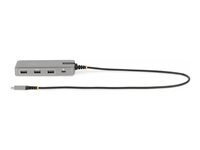 StarTech.com - Adaptateur USB-C Triple Moniteur Multiport, Double HDMI 4K60Hz 4K30Hz et DP, Hub USB 10Gbps 3 ports, PD Pass-Trough, GbE