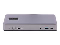 StarTech.com - Station d'Accueil USB-C - Hub USB-C HDMI DP DP Alt Mode - 3x 4K30 2x 4K60 - Dock USB 7 ports - 60W Power Delivery 3.0 - GbE