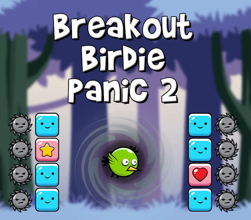 Un jeu d'adresse et de réflexes au rythme rapide et faisant rebondir les oiseaux ! Breakout Birdie Panic 2 mettra à l'épreuve vos compétences et vos réflexes au maximum ! Le but est de faire rebondir votre Birdie à gauche et à droite sur l'écran pendant que vous tentez de briser tous les blocs et de vous échapper par le portail de sortie ! Appuyez simplement pour faire rebondir le Birdie tout en évitant la multitude de dangers qui jonchent chaque niveau et collectez des power-ups pour acquéri...