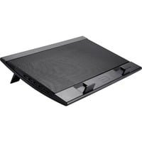 DeepCool WIND PAL FS, Refroidisseur PC portable Noir Le DeepCool WIND PAL FS noir l''est, y compris sa grille métallique plate et s