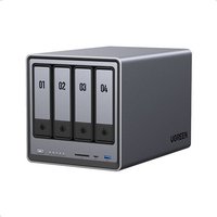 Serveur NAS Ugreen UGDXP4800 4 baies DXP4800 112 To Gris Gris anodisé