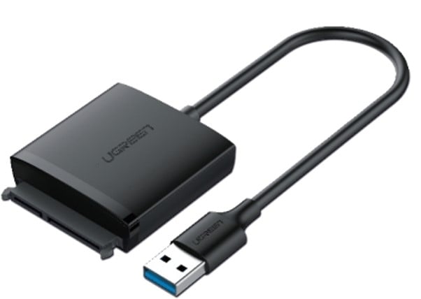 Connectique PC UGREEN Adapatateur USB3.0 vers SATA 2.5 3.5 12T HDD SSD