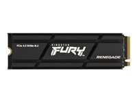 Kingston FURY Renegade - SSD - 4 To - interne - M.2 2280 - PCIe 4.0 x4 (NVMe) - dissipateur de chaleur integre