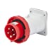 Gewiss GW60231. Actuel: 16 A Tension: 400 V. Nombre de batons: 3P N T Référence: 6 h Type de connecteur: Droit