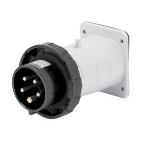 Gewiss GW60244. Actuel: 32 A Tension: 500 V. Nombre de batons: 3P N T Référence: 7 h Type de connecteur: Droit