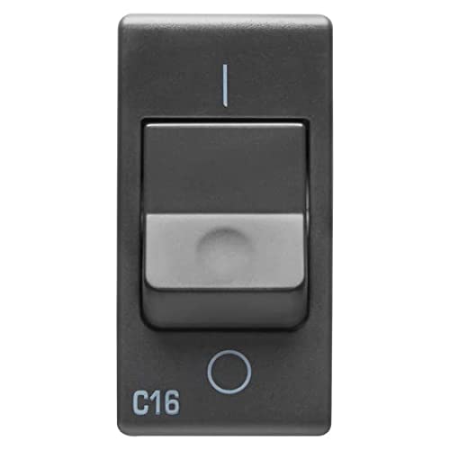Gewiss GW21436. Courant d'entrée: 16A. Couleur: Noir