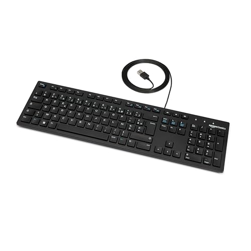 Clavier avec disposition française le design discret permet de libérer le bureau et de ne pas l'encombrer Les touches de raccourci permettent de gagner du temps les touches de fonction permettent d'accéder rapidement aux fonctions importantes du système Connexion filaire USB le clavier est largement compatible avec un grand nombre d'appareils L'imperméabilisation aide à le protéger contre les déversements accidentels Dimensions du produit 44,2 x 12,7 x 2,5 cm (L x l x H)