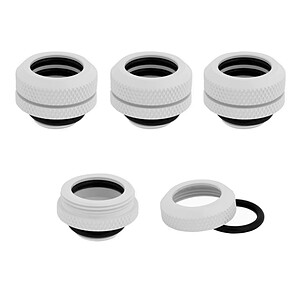 Corsair Hydro X Series XF Hardline Blanc (x 4)