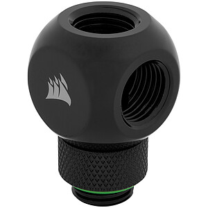 Corsair Hydro X Series XF Embout Splitter Y rotatif Noir