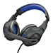 Casque Gamer pour PS4, PS5, PC, Xbox Series X (S), Xbox One (X) et Nintendo Switch avec coussinets circum auraux souples et confortables Micro repliable et arceau réglable Commande sur fil pour le réglage du volume et la coupure du micro Câble de 1 m pour console Câble rallonge de 1 m pour PC/ordinateur portable