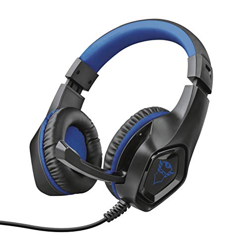 Casque Gamer pour PS4, PS5, PC, Xbox Series X (S), Xbox One (X) et Nintendo Switch avec des coussinets circum auraux doux et confortables Micro repliable et arceau réglable Haut parleurs actifs et puissants de 40 mm Commande sur fil pour le réglage du volume et la coupure du micro Il suffit de brancher le casque dans la manette de jeu pour l'utiliser sur votre console (1 m de cble)