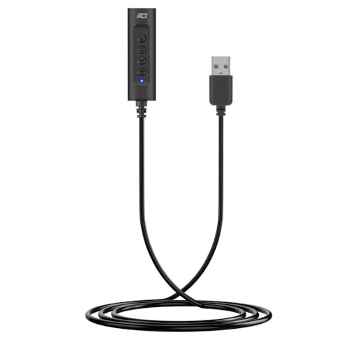 Application connectez votre ordinateur portable avec USB via cet adaptateur USB pour carte son externe à votre casque ou casque avec microphone. Dispose de sa propre chipset. Contrôle du volume la carte son PC a un contrôle du volume intégré qui vous permet de régler le volume haut et bas. Avec état LED. Touches silencieuses les deux boutons muet sont conçus pour le microphone et les écouteurs. Ils peuvent être désactivés séparément. Carte son externe Plug and Play l'adaptateur pour casque n'a pas besoin d'installer de pilote il suffit de le brancher et de commencer tout de suite. Qualité garantie Eminent se distingue par des solutions de connectivité fiables. Tous les produits Eminent sont conformes aux normes internationales et à la législation de l'UE et offrent 2 à 5 ans de garantie fabricant.