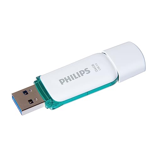Avec une capacité de stockage de 256 Go, vous avez suffisamment de capacité pour stocker plus de 72.000 de vos photos préférées ou 44.000 fichiers musicaux MP3*. Idéal également pour stocker et partager des fichiers volumineux tels que des films 4K et Full HD. *) Basé sur des photos compressées jpg 10MP et des fichiers MP3 de 3 minutes (256kp s, taille 5,7 Mo). Transfert de données avec Super Speed USB 3.0 la clé USB Snow Philips est un support rapide et fiable qui vous permet de lire et d'écrire tous vos fichiers préférés, comme les photos et les fichiers musicaux, grâce à un taux de transfert de données très rapide. Un indicateur LED pratique vous indique si le lecteur est correctement connecté et s'il fonctionne correctement. Le voyant clignote lors de la copie. Une mémoire compacte au format de poche qui vous permet d'emporter partout votre musique, vos vidéos et vos photos préférées. Avec capuchon pour protéger le port USB. Pendant l'utilisation, le capuchon peut être simplement placé à l'arrière du lecteur flash. Y compris un œillet pratique pour l'attacher à un porte-clés. Livraison Philips Snow Super Speed clé USB 3.0 Flash Drive 256 Go, rétrocompatible avec USB 2.0, vitesse de transfert jusqu'à 100 Mo s, USB 3.0 également connu sous USB 3.1 Gen 1 USB 3.2 Gen 1x1