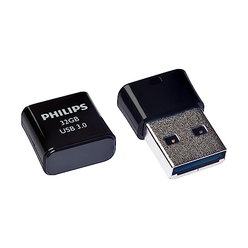 Transfert de données à grande vitesse avec Super Speed USB 3.0 le Pico Super Speed clé USB 3.0 garantit une sauvegarde et un transfert rapides des fichiers (multimédia) comme les photos, les vidéos et les fichiers MP3. Lit les fichiers à une vitesse allant jusqu'à 180Mo s. Avec 32 Go de capacité de stockage, vous avez assez de capacité pour stocker plus de 9.000 de vos photos préférées ou 5.500 fichiers musicaux MP3* , *) Basé sur des photos compressées en jpg 10MP et des fichiers MP3 de 3 minutes (256kp s, taille 5,7Mo). Design ultra-compact grâce à sa taille, vous pouvez facilement laisser la clé de mémoire connectée au port USB de votre ordinateur portable, même lorsque vous êtes en déplacement et que vous l'utilisez avec des téléviseurs intelligents ou des systèmes audio de voiture. Boîtier compact transfert de données super rapide dans un boîtier super compact seulement 1,5 x 2,3 x 0,8 cm. Livraison Philips 2-in-1 OTG Dual Flash Drive. Double lecteur flash 2.0 avec port USB-A Micro USB 64 Go , simple et fiable à utiliser, convient comme mémoire de sauvegarde, à utiliser dans les smartphones et les appareils avec port Micro USB